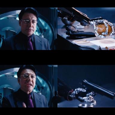 Enthiran meme template with Dr. Bohra (Danny Denzongpa)