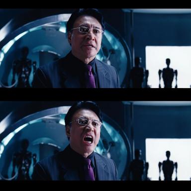 Enthiran meme template with Dr. Bohra (Danny Denzongpa)