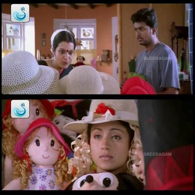 Ghilli meme template with Saravanavelu (Vijay) with Muthupandi (Prakash Raj)