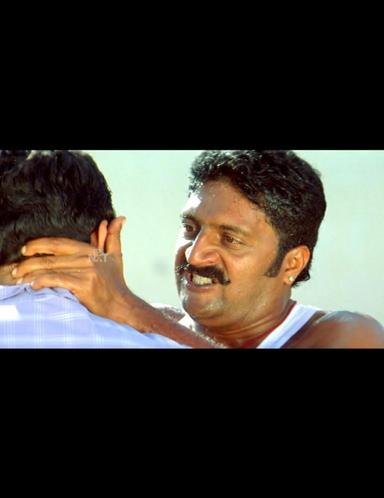 Ghilli meme template with Saravanavelu (Vijay) with Muthupandi (Prakash Raj)