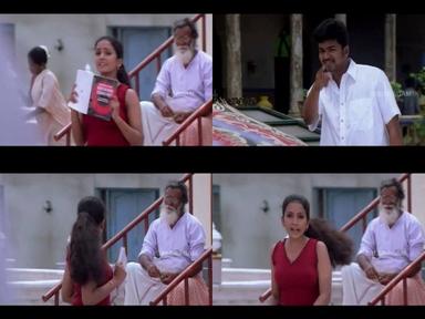 Ghilli meme template with Saravanavelu (Vijay) with Muthupandi (Prakash Raj)