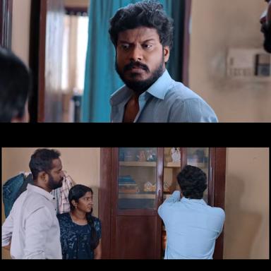 Good Night meme template with Mohan (K. Manikandan) with  (Ramesh Thilak) with  (Raichal Rabecca Philip)