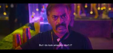 Kaathuvaakula Rendu Kaadhal meme template with Arnold (Redin Kingsley)