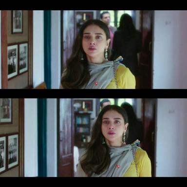 Kaatru Veliyidai meme template with Varun (Karthi) with Dr. Leela (Aditi Rao Hydari)