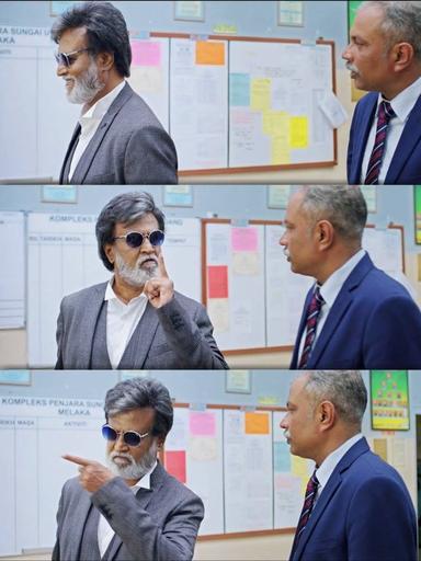 Kabali meme template with 'Kabali' Kabaliswaran (Rajinikanth)