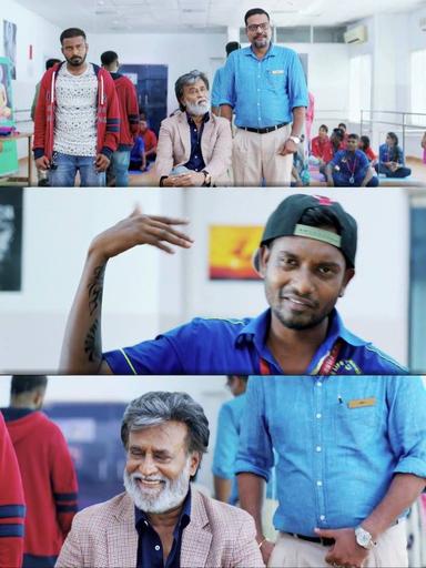 Kabali meme template with 'Kabali' Kabaliswaran (Rajinikanth)