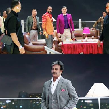 Kabali meme template with 'Kabali' Kabaliswaran (Rajinikanth)