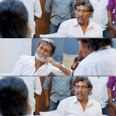 Kabali meme template with 'Kabali' Kabaliswaran (Rajinikanth)