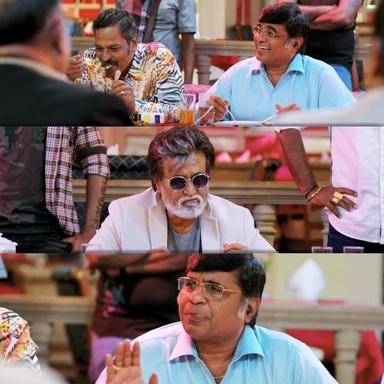 Kabali meme template with 'Kabali' Kabaliswaran (Rajinikanth)