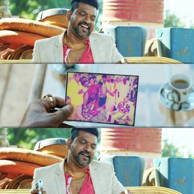 Kabali meme template with 'Kabali' Kabaliswaran (Rajinikanth)