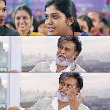 Kabali meme template with 'Kabali' Kabaliswaran (Rajinikanth)