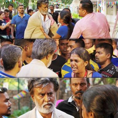 Kabali meme template with 'Kabali' Kabaliswaran (Rajinikanth)