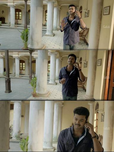 Kaththi meme template with Kathiresan / Jeevanandham (Vijay)