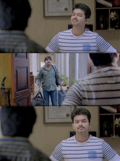 Kaththi meme template with Kathiresan / Jeevanandham (Vijay)