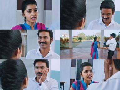 Kodi meme template with Kodi & Anbu (Dhanush) with Rudhra (Trisha Krishnan) with Malathi (Anupama Parameswaran)