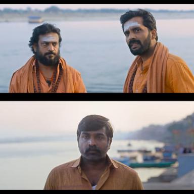 The Great Man meme template with Radhakrishnan (Vijay Sethupathi)