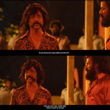 Mark Antony meme template with Jackie Pandian / Madhan Pandiyan (S. J. Suryah)