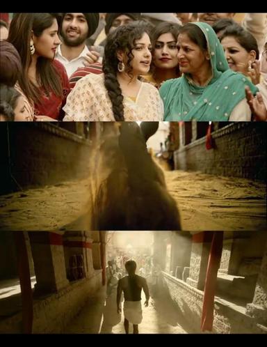 Mersal meme template with Vetrimaaran/ Vetri/ Maaran (Vijay) with Aishwarya Vetrimaaran (Nithya Menen)