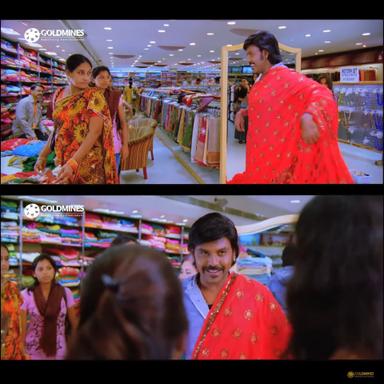 Kanchana meme template with Raghava (Raghava Lawrence)