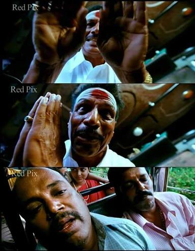 Mynaa meme template with Suruli (Vidharth) with Ramaiah (Thambi Ramaiah)