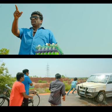 Naanum Rowdydhaan meme template with Killivalavan (R. Parthiban)