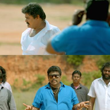 Naanum Rowdydhaan meme template with Killivalavan (R. Parthiban) with Mansoor (Mansoor Ali Khan)