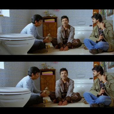 Nanban meme template with Sevarkodi Senthil (Jiiva) with Venkat Ramakrishnan (Srikanth) with Panchavan Pariventhan (S. J. Suryah)