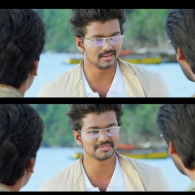 Nanban meme template with Panchavan "Pari" Pariventhan/Kosaksi "Pappu" Pasapugazh (Vijay) with Sevarkodi Senthil (Jiiva) with Venkat Ramakrishnan (Srikanth)