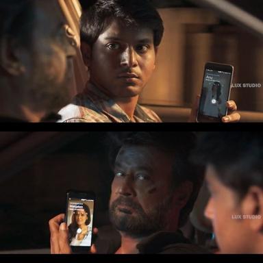 Petta meme template with Petta 'Kaali' Velan (Rajinikanth) with Anwar (Sananth)