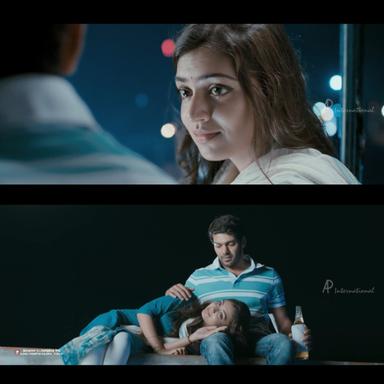 Raja Rani meme template with John (Arya) with Keerthana (Nazriya Nazim Fahadh)