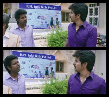 RajiniMurugan meme template with Rajini Murugan (Sivakarthikeyan) with PK Soori (Soori)