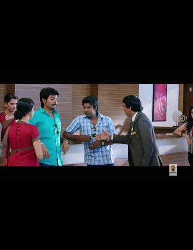 RajiniMurugan meme template with Rajini Murugan (Sivakarthikeyan) with PK Soori (Soori) with Karthiga Devi (K.D) (Keerthy Suresh)