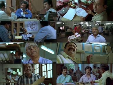 Sivaji: The Boss meme template with Sivaji Arumugam (Rajinikanth) with Arivu (Vivek)