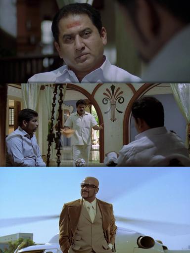 Sivaji: The Boss meme template with Sivaji Arumugam (Rajinikanth) with Arivu (Vivek)