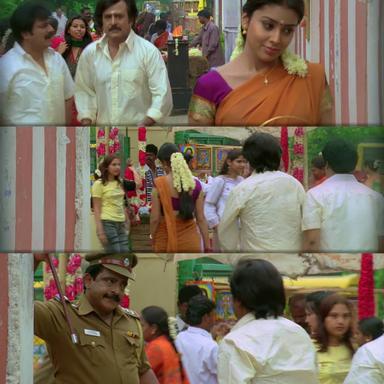 Sivaji: The Boss meme template with Sivaji Arumugam (Rajinikanth) with Arivu (Vivek)