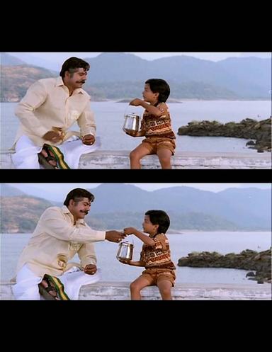 Suryavamsam meme template with Chinnarasu/Sakthivel Gounder (R. Sarathkumar)