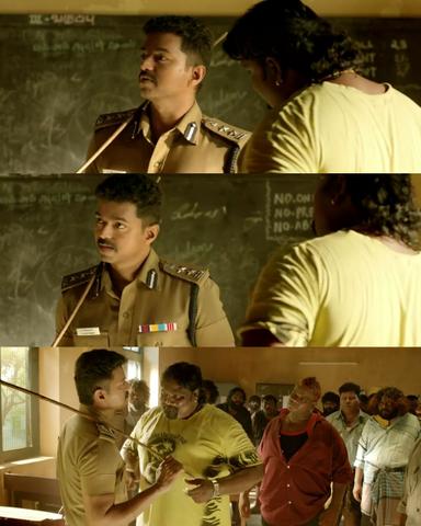 Theri meme template with Joseph Kuruvilla/Vijay Kumar/ Dharmeshwar (Vijay)