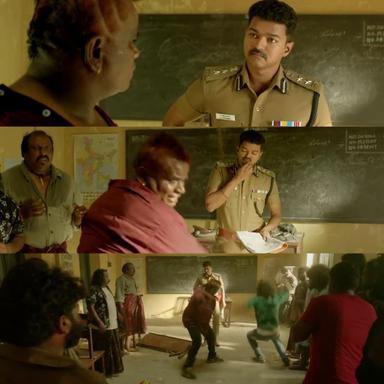 Theri meme template with Joseph Kuruvilla/Vijay Kumar/ Dharmeshwar (Vijay)