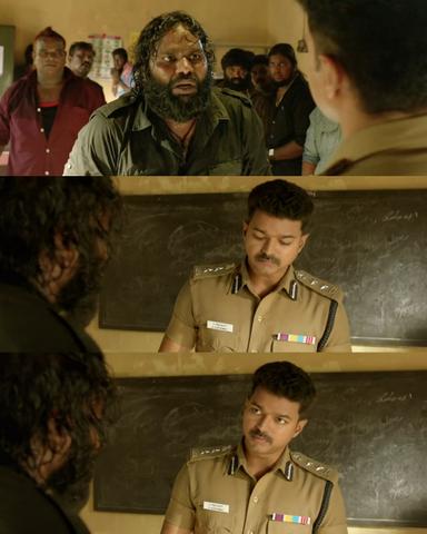 Theri meme template with Joseph Kuruvilla/Vijay Kumar/ Dharmeshwar (Vijay)