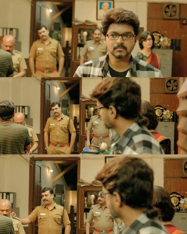 Theri meme template with Joseph Kuruvilla/Vijay Kumar/ Dharmeshwar (Vijay) with Annie (Amy Jackson)