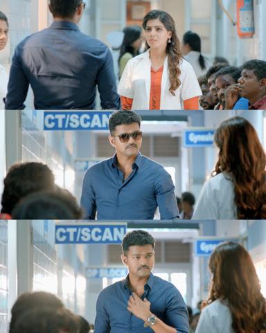 Theri meme template with Joseph Kuruvilla/Vijay Kumar/ Dharmeshwar (Vijay) with Mithra (Samantha Ruth Prabhu)