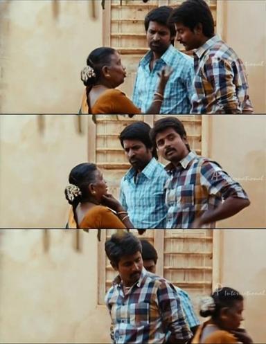 Varuthapadatha Valibar Sangam meme template with Bosepandi (Sivakarthikeyan) with Kodi (Soori)