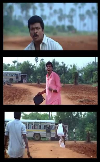 Vetri Kodi Kattu meme template with Muthuraman (R. Parthiban) with Sudalai (Vadivelu)