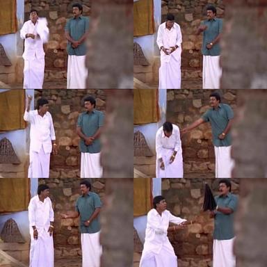 Vetri Kodi Kattu meme template with Muthuraman (R. Parthiban) with Sudalai (Vadivelu)