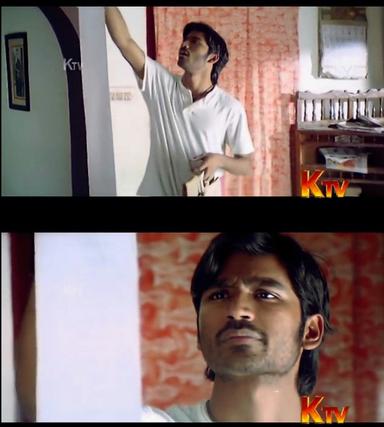 Yaaradi Nee Mohini meme template with Vasu (Dhanush)