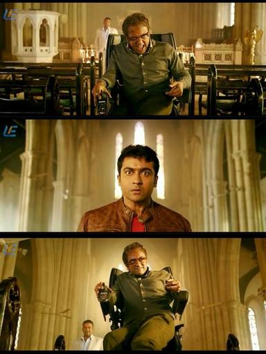 24 meme template with Sethuraman, Athreya and Manikandan (Suriya) with Sathyabama (Samantha Ruth Prabhu)