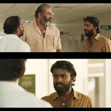 Anbarivu meme template with Muniyaandi (Napoleon) with Dheena (KPY Dheena)