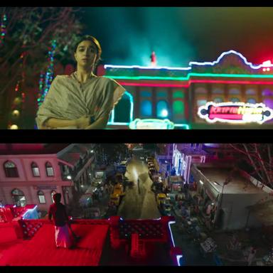 Annaatthe meme template with 'Annaatthe' Kaalaiyaan (Rajinikanth) with Thanga Meenakshi (Keerthy Suresh)