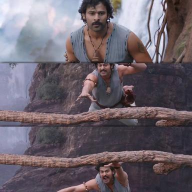 Bāhubali: The Beginning meme template with Amarendra Bāhubali / Mahendra "Sivudu" Bāhubali (Prabhas)