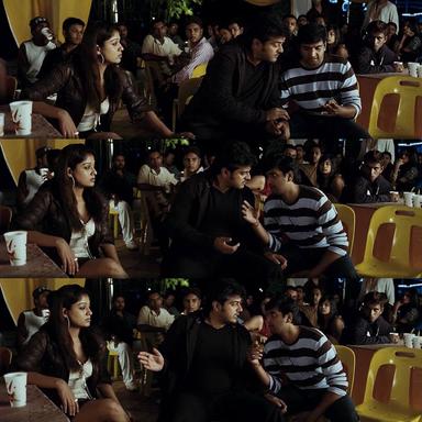 Billa meme template with David Billa / Saravana Velu (Ajith Kumar)